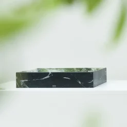 Kreoo Lavabo Blessed Square in Verde Alpi e Artik Green> Lavabi E Vasche Da Bagno