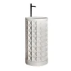 Kreoo Lavabo in marmo Bianco del Re a colonna cilindrica Dawn> Lavabi E Vasche Da Bagno
