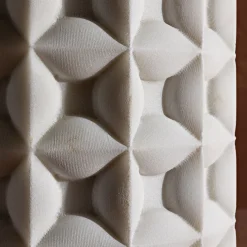 Kreoo Lavabo in marmo Bianco del Re a colonna cilindrica Dawn> Lavabi E Vasche Da Bagno