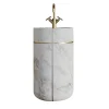 Kreoo Lavabo Tao Freestanding in Calacatta Oro> Lavabi E Vasche Da Bagno