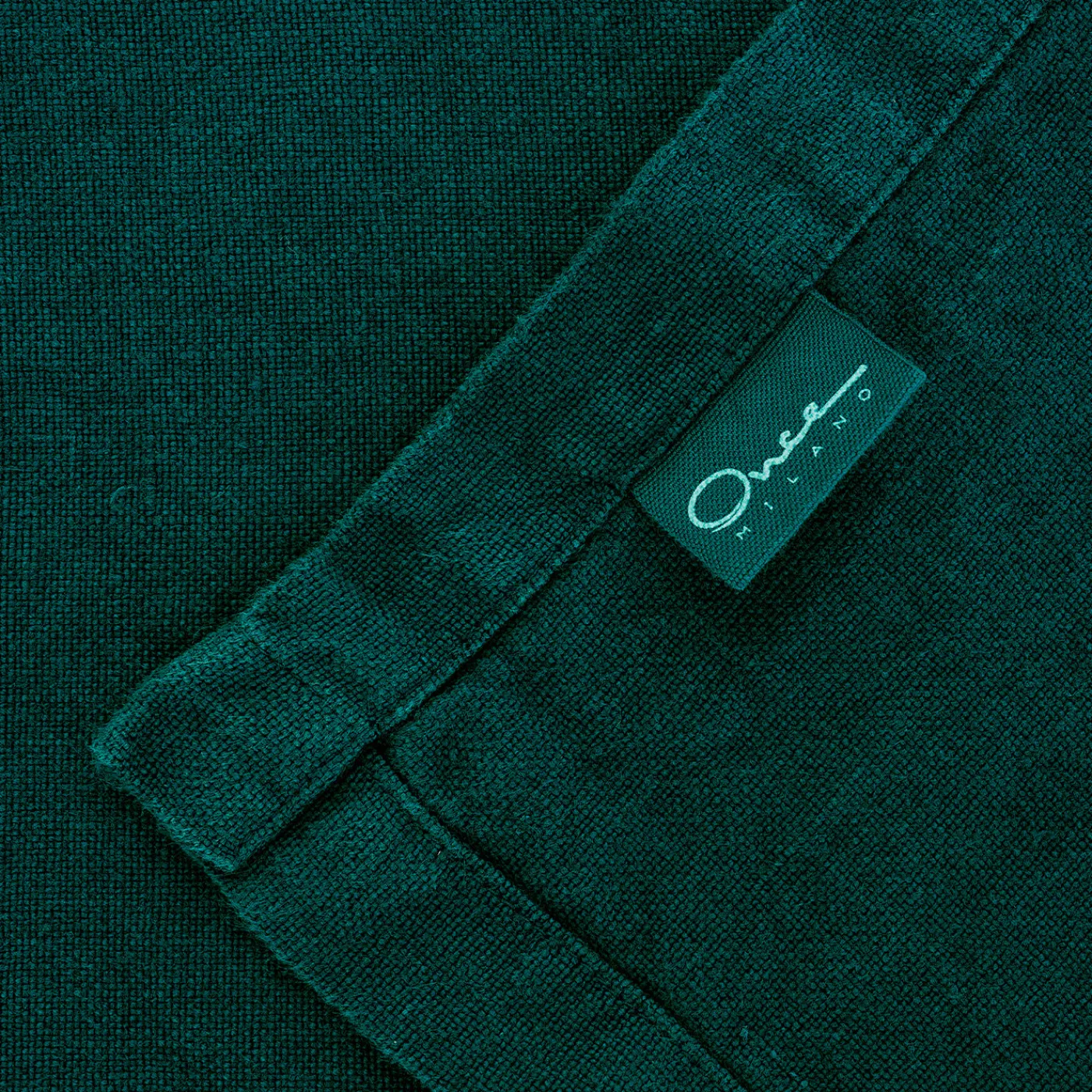 Once Milano Letto estivo Set di lino verde foresta> Biancheria Da Letto