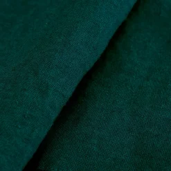 Once Milano Letto estivo Set di lino verde foresta><noscript><img width=