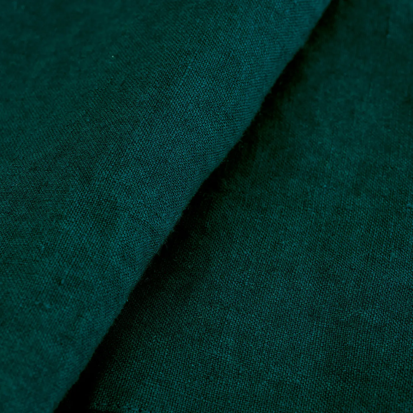 Once Milano Letto estivo Set di lino verde foresta> Biancheria Da Letto