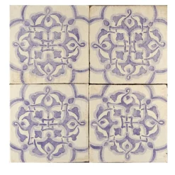 Studio Le Nid Lilla Saponaria Set di 4 piastrelle #8> Piastrelle E Pavimenti