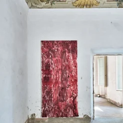 ROU Materiaal Lino Dipinto a Mano Deserto Rosso><noscript><img width=