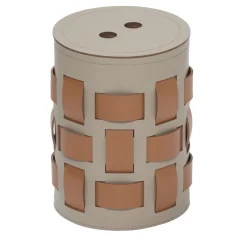 Rudi Lisbona 4 Cesto rotondo marrone con coperchio> Ceste