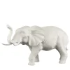 VGnewtrend Madre africana Elefante Scultura bianca> Statuine