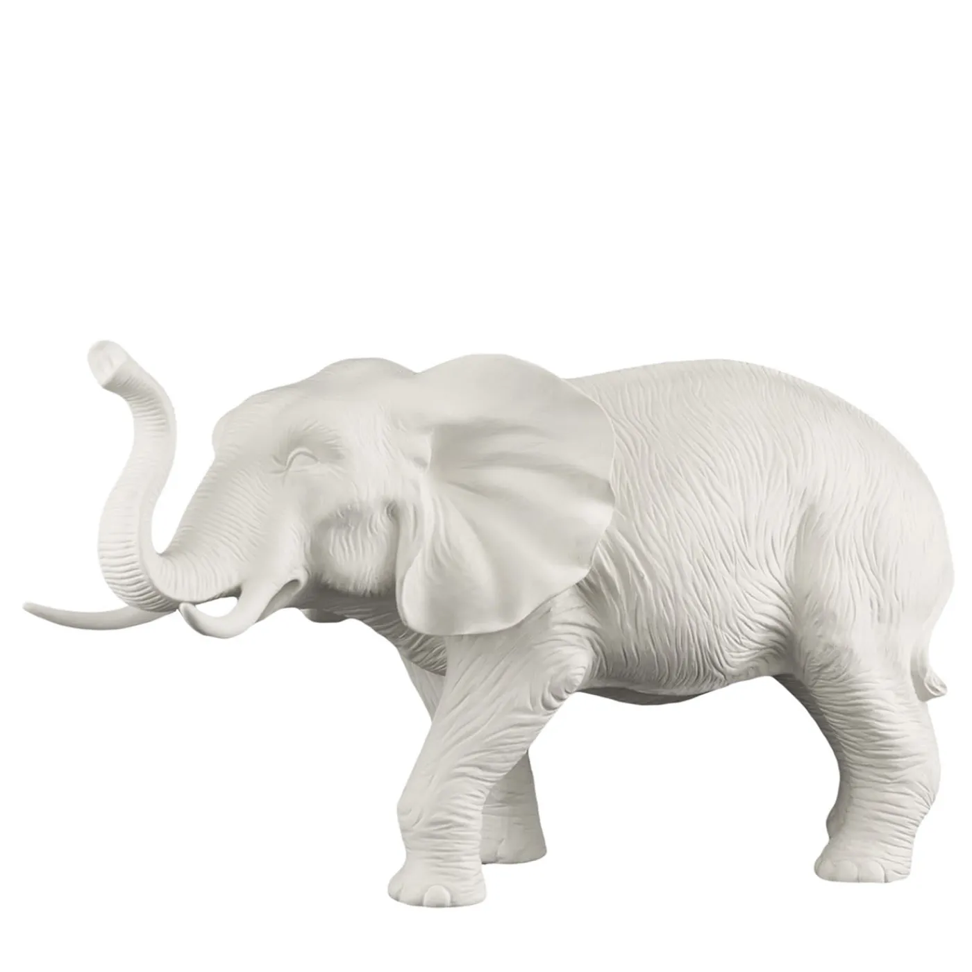 VGnewtrend Madre africana Elefante Scultura bianca> Statuine