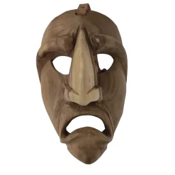 Lumeras Mamuthones Maschera grande #2 di Davide Dessolis> Sculture Da Parete