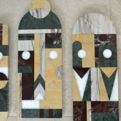 Marmobon Maschera tribale in marmo da parete #1><noscript><img width=