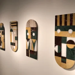 Marmobon Maschera tribale in marmo da parete #3> Pannelli Decorativi