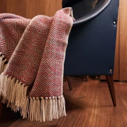 Luhdo Maxi plaid fantasia Chevron turchese e rosso reale><noscript><img width=