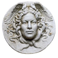 Galleria Romanelli Medusa a basso rilievo di Romanelli> Sculture Da Parete