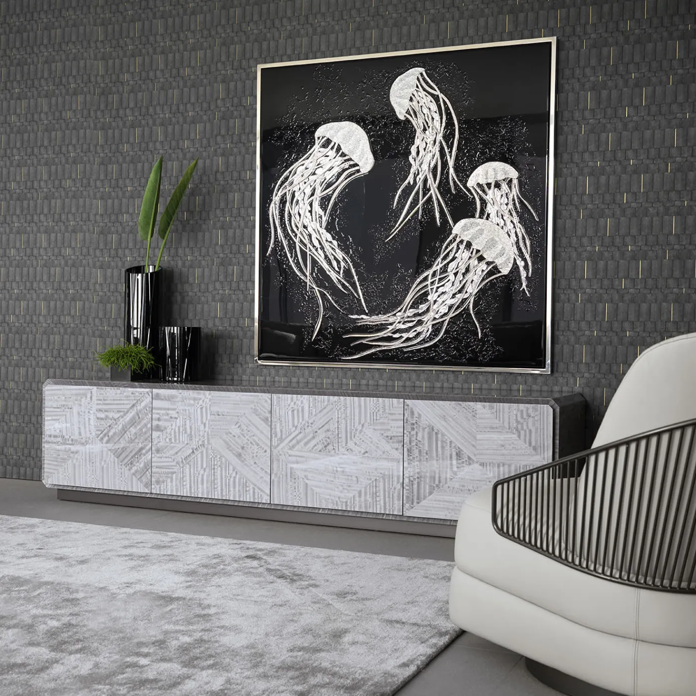 Giorgio Collection Medusa dipinto da Nadezhda Olefir> Pannelli Decorativi