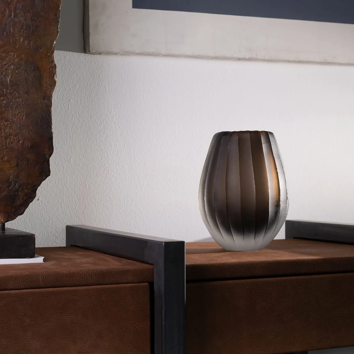 Purho Mini vaso Linae Smoke di Federico Peri> Vasi Da Fiori