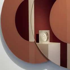 Giovanni Botticelli Minima Grande specchio da parete rosa> Specchi Da Parete