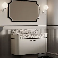 Devon&Devon Mobile Portalavabo Liberty in Marmo Calacatta Viola e Legno Warm Gray><noscript><img width=