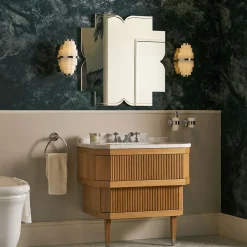 Devon&Devon Mobile Portalavabo Metropolitan Essence in Marmo di Carrara e Legno di Rovere><noscript><img width=
