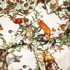 Grand Tour by Vito Nesta Mont Blanc cuscino in velluto con animali del bosco #3> Cuscini