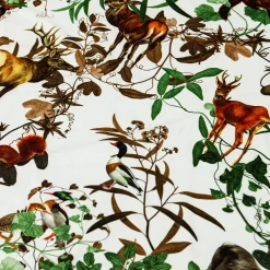 Grand Tour by Vito Nesta Mont Blanc Plaid in velluto con rami e animali del bosco> Coperte