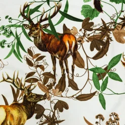 Grand Tour by Vito Nesta Mont Blanc Plaid in velluto con rami e animali del bosco><noscript><img width=