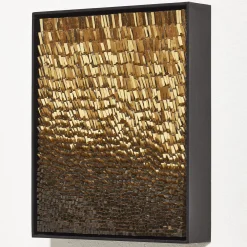 CaCO3 Studio Movimento N254 Pannello Decorativo In Vetro Oro><noscript><img width=