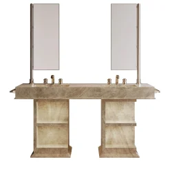 Devon&Devon My Love Water Vanity Medium in Gres Porcellanato Taj Mahal> Lavabi E Vasche Da Bagno