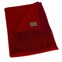 Somma 1867 N. Leida Plaid rosso> Coperte