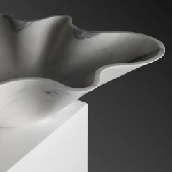 Kreoo Nabhi Collection Lavabo Bowl N.1 in Calacatta Carrara><noscript><img width=