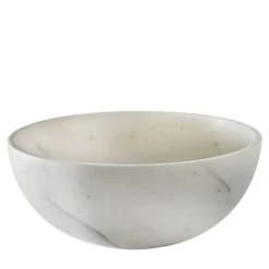 Kreoo Nabhi Collection Lavabo Bowl N.4 Small in Bianco del Re> Lavabi E Vasche Da Bagno