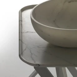 Kreoo Nabhi Collection Lavabo Bowl N.4 Small in Bianco del Re><noscript><img width=