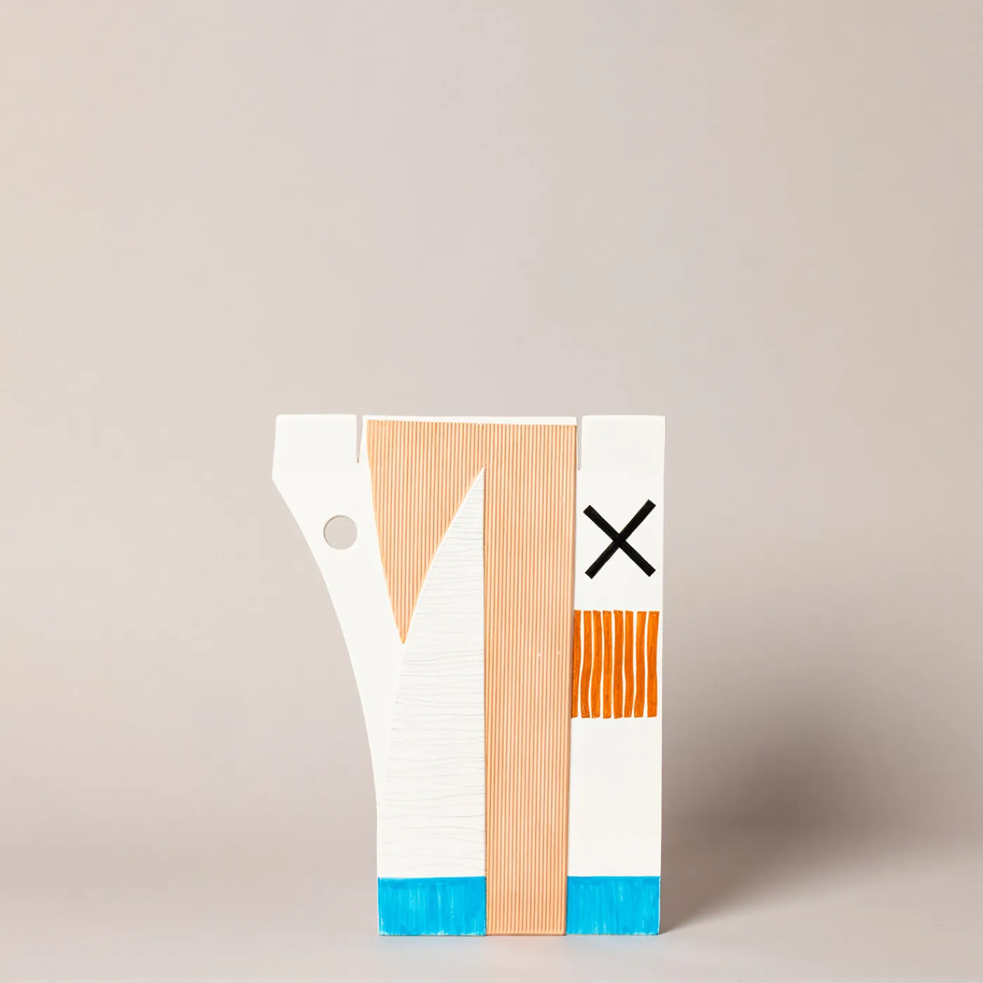 Ceramica Gatti 1928 Nausicaa Vaso Decorativo di Mimmo Paladino> Vasi Decorativi