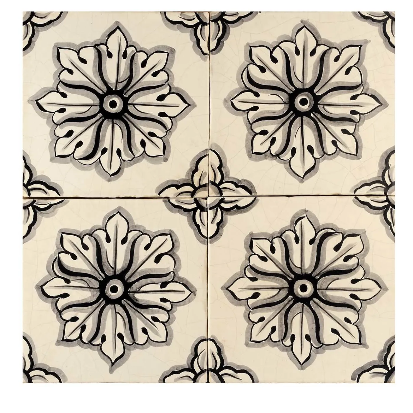 Studio Le Nid Nero Lava Set di 4 piastrelle #8> Piastrelle E Pavimenti