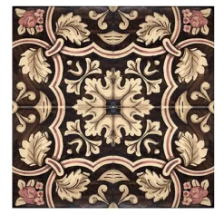 Studio Le Nid Nero Lava Set di 4 piastrelle #9> Piastrelle E Pavimenti