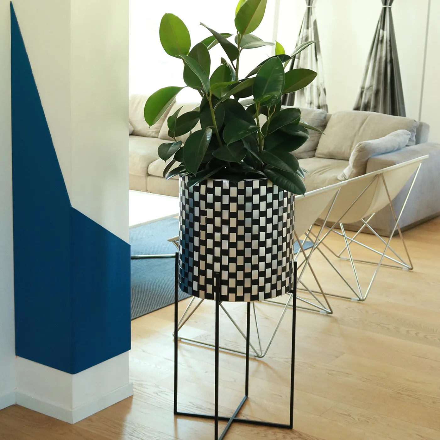 Splot Design Nexum Optical 60 Nero Chachepot> Cachepot E Portavasi