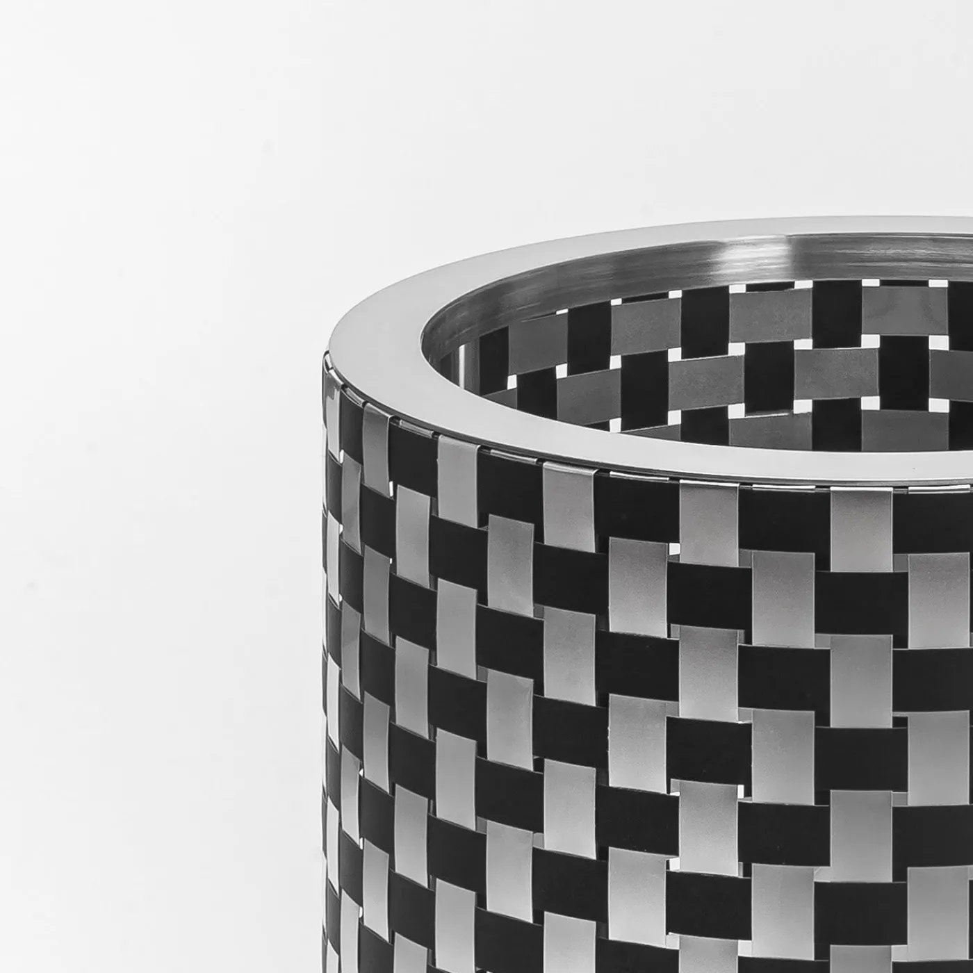 Splot Design Nexum Optical 60 Nero Chachepot> Cachepot E Portavasi