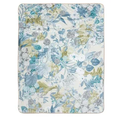 Grand Tour by Vito Nesta Notti D'Oriente Plaid in velluto con rami fiori e paesaggi> Coperte