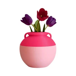 Pop Pot Numa Pompilio L Anfora bicolore rosa e fucsia><noscript><img width=
