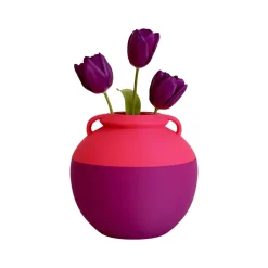 Pop Pot Numa Pompilio L Anfora bicolore viola e rosa> Anfore