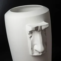 VGnewtrend Obice David Nose Vaso decorativo bianco> Vasi Figurativi