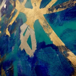 Elisabetta Milan Oltre il mare Pittura acrilica in blu cobalto> Pannelli Decorativi