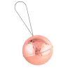 Zanetto Ornamento a forma di palla di Natale Luna Rosa - Set di 2> Decorazioni Per Le Feste
