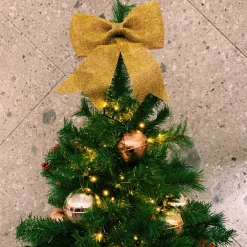 Zanetto Ornamento a forma di palla di Natale Luna d'oro - Set di 2> Decorazioni Per Le Feste