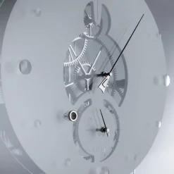Teckell Orologio Takto Adagio 03 in marmo bianco e vetro> Orologi