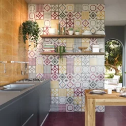 Cerasarda Ot Isuledda Azure Set di 24 piastrelle quadrate><noscript><img width=