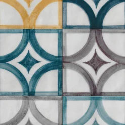 Cerasarda Ot Puntaldia Plum Set di 24 piastrelle quadrate> Piastrelle E Pavimenti