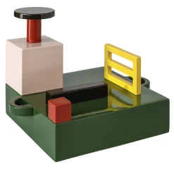 Mutina Paesaggi Scultura quadrata policroma di Nathalie Du Pasquier> Sculture Decorative