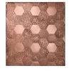 De Castelli Pannello decorativo da parete in rame esagonale di R&D> Pannelli Decorativi