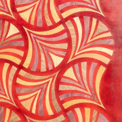 Artèpura Pannello Decorativo Dynasty Flutter in Pelle Rossa><noscript><img width=