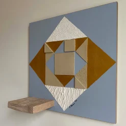 Meccani Design Pannello decorativo e mensola Ziggurat di Mascia Meccani><noscript><img width=